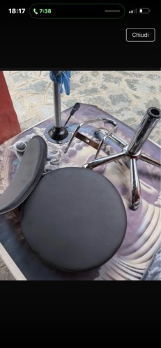 Sgabello per batteria - , rotondo
