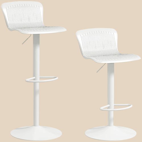 Homcom set sgabelli bar - set, con