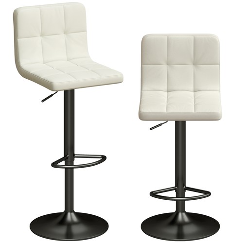 Homcom set sgabelli bar - set, 2