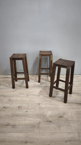 93611 sgabello alto legno - 93611,